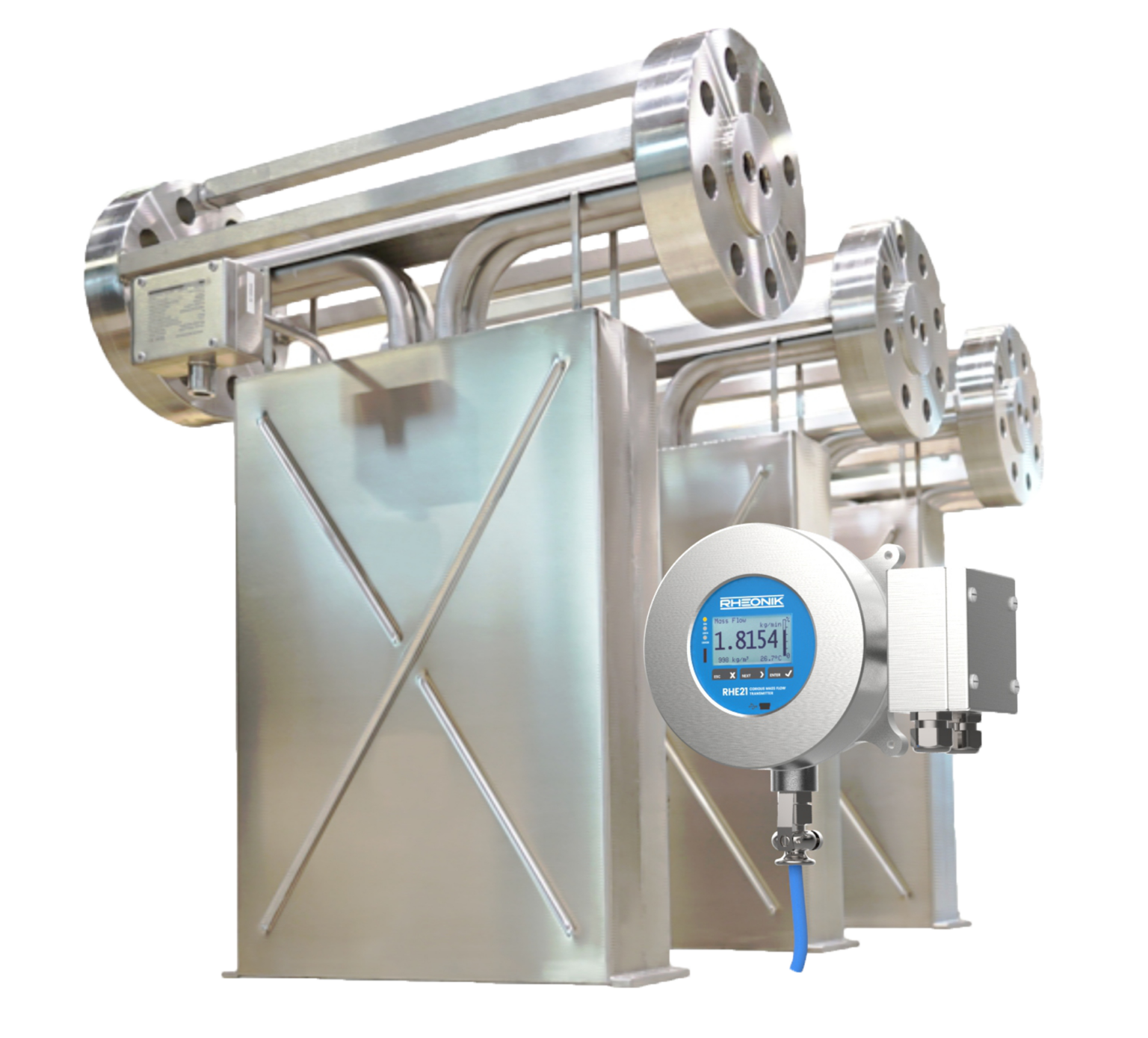 Coriolis flow meter mass measurement - Håland Instrumentering